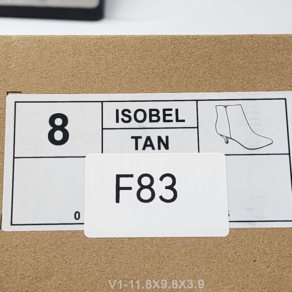 NEW Journee Collection Isobel Women's Size 8 Tan Faux Suede Ankle Boots 3CT - Picture 8 of 8